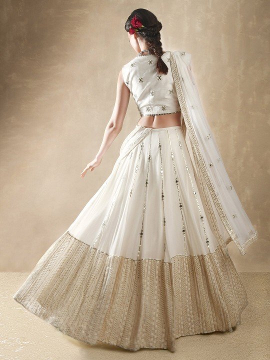 embroidered mirror work ready to wear lehenga & blouse with dupatta embroidered mirror work ready to wear lehenga & blouse with dupatta